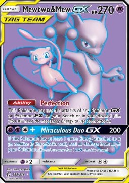 Mewtwo & Mew GX