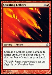 Spiraling Embers