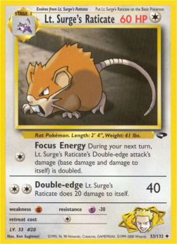Lt. Surge's Raticate