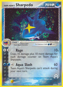 Team Aqua's Sharpedo (W/D)