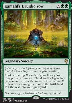 Kamahl's Druidic Vow