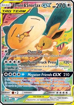 Eevee & Snorlax GX