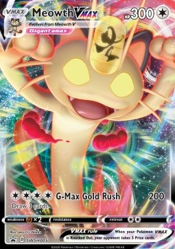 Meowth VMAX [G-Max Gold Rush]