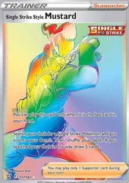 Single Strike Style Mustard
