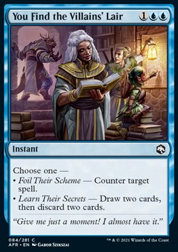 You Find the Villains' Lair