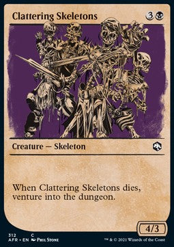 Clattering Skeletons