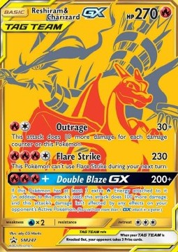 Reshiram & Charizard GX