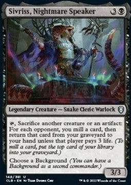 Sivriss, Nightmare Speaker
