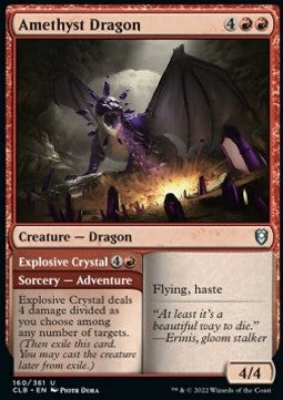 Amethyst Dragon // Explosive Crystal