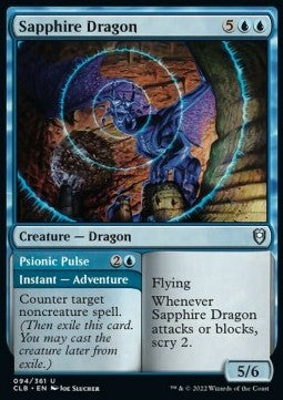 Sapphire Dragon // Psionic Pulse