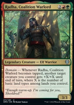 Radha, Coalition Warlord