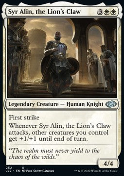Syr Alin, the Lion's Claw