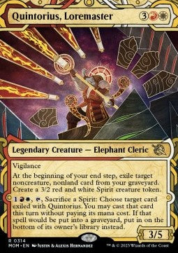 Quintorius, Loremaster