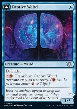 Captive Weird // Compleated Conjurer