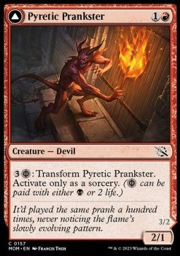 Pyretic Prankster // Glistening Goremonger