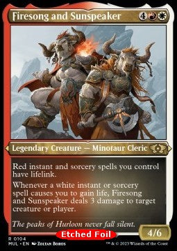 Firesong and Sunspeaker (V.2)