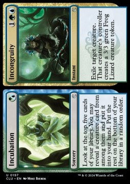 Incubation // Incongruity