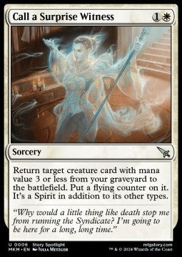 Call a Surprise Witness