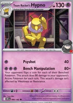 Team Rocket's Hypno