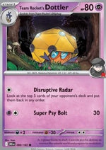 Team Rocket's Dottler