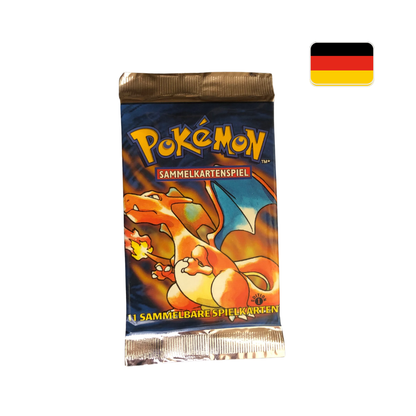 Pokémon – Base Set – First Edition – Booster Pack - Glurak Artwork (DE)