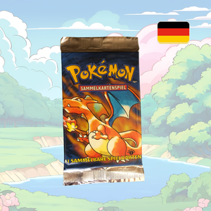Pokémon – Base Set – First Edition – Booster Pack - Glurak Artwork (DE)