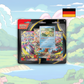 Abbildung eines original verschweißten Pokémon Mega-Entwicklung: Entoron 3-Pack Blisters mit drei Boostern und einer Promo-Karte