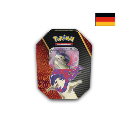 Pokémon Divergent Powers Tins: Hisui-Tornupto V Tin-Box (EU Version)