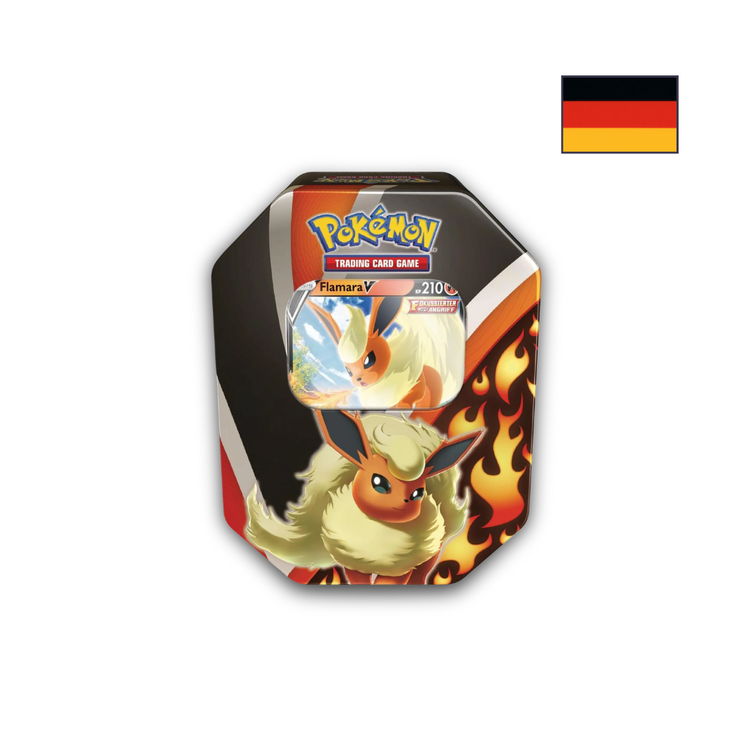 Pokémon Eevee Evolution Tins: Flamara V Tin-Box