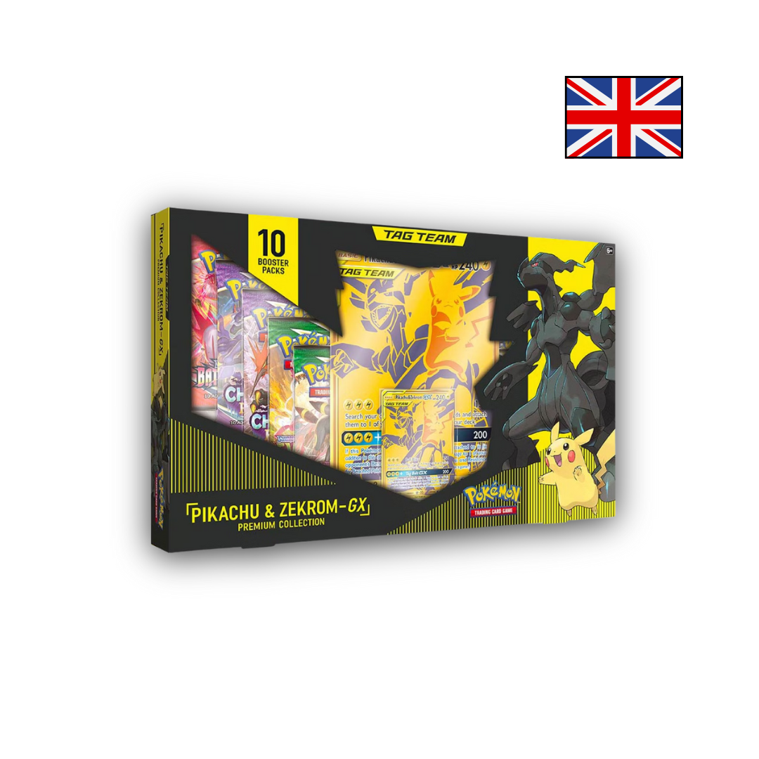 Pokémon - Tag Team Pikachu & Zekrom GX Premium Kollektion EN