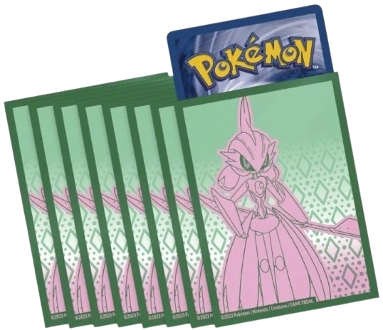 Pokémon Card Sleeves – Paradox Rift – with Iron Warrior – 65 pieces