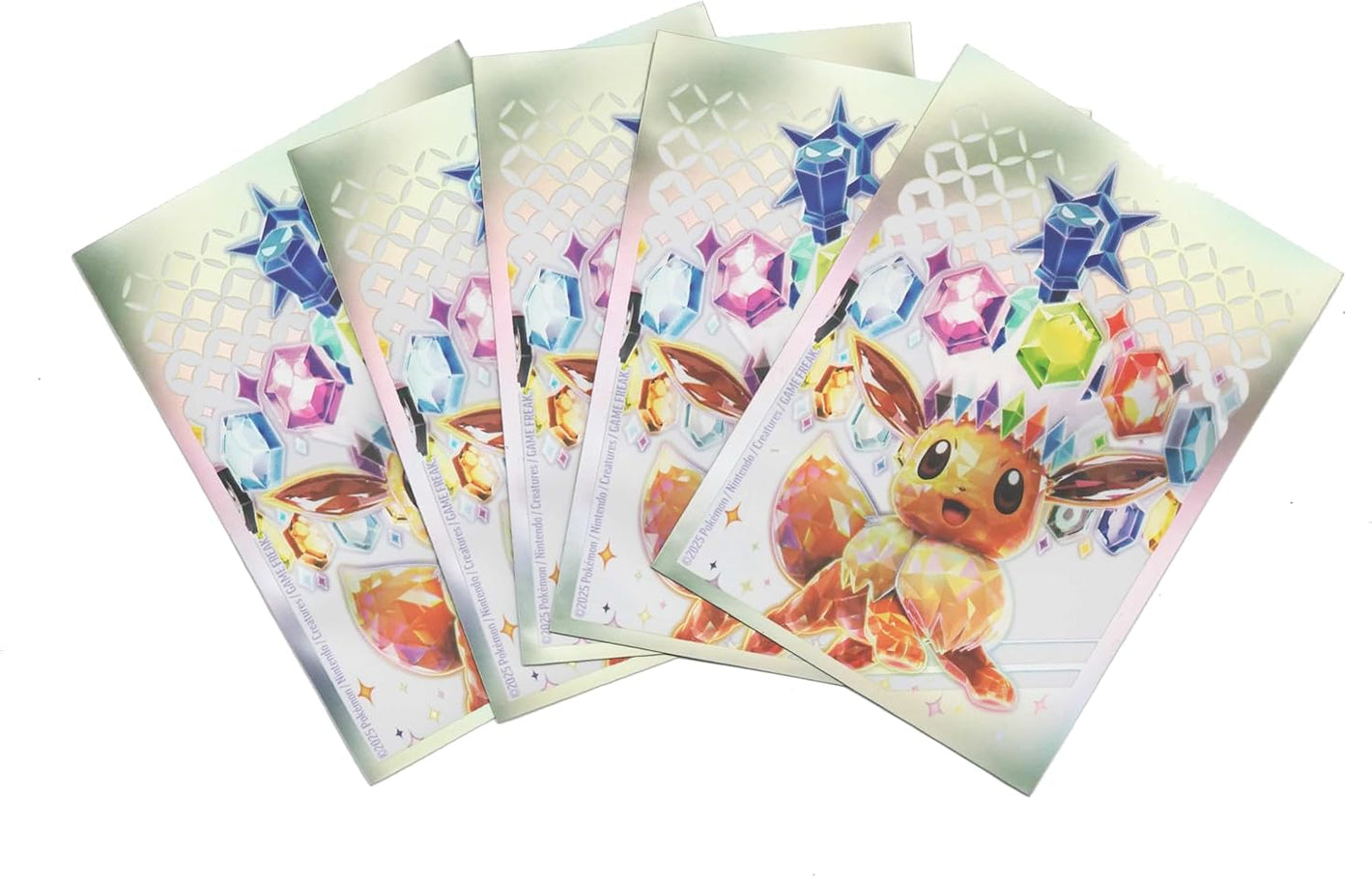 Pokémon Kartenhüllen – Prismatic Evolution – mit Evoli – 65 Stück