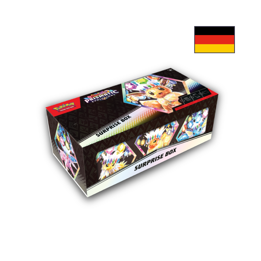 Pokémon Prismatic Evolutions – Mystery Box (German)