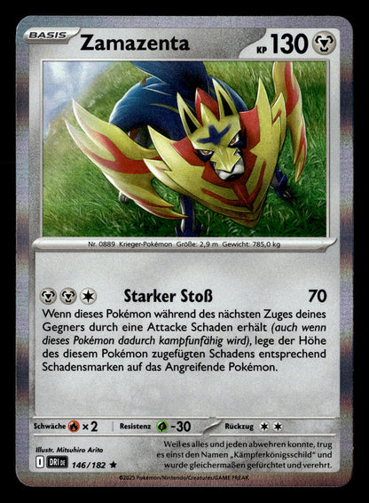 Zamazenta - Destined Rivals #146 [Rare]