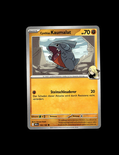Cynthia's Gible - Destined Rivals #102 [Common]