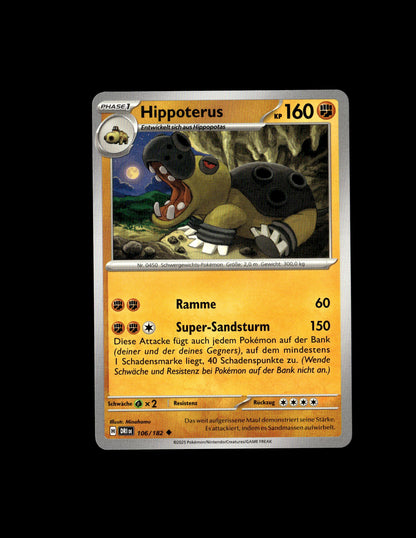 Hippowdon - Destined Rivals #106 [Uncommon]