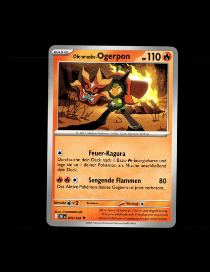 Hearthflame Mask Ogerpon - Destined Rivals #44 [Uncommon]