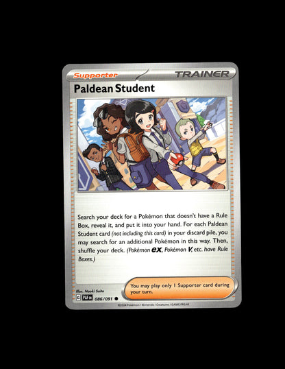 Paldean Student - Paldean Fates #86 [Common]