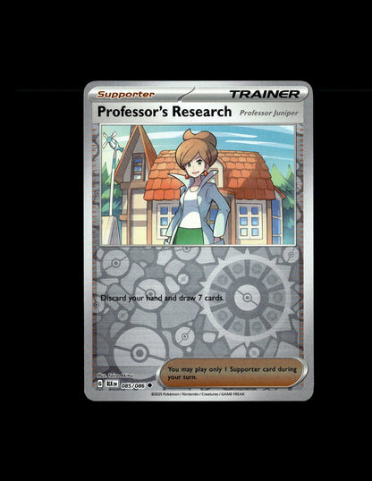 Professor's Research - Professor Juniper - Black Bolt #85 [Uncommon]