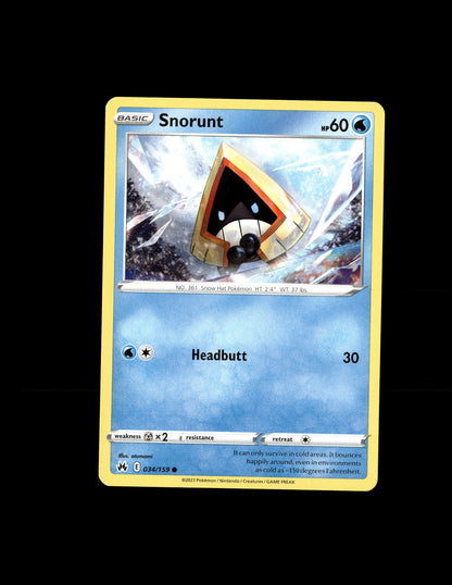 Snorunt [Headbutt] - Crown Zenith #034 [Common]