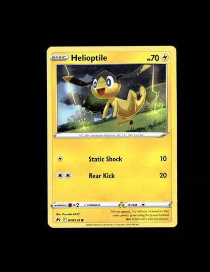 Helioptile - Crown Zenith #049 [Common]