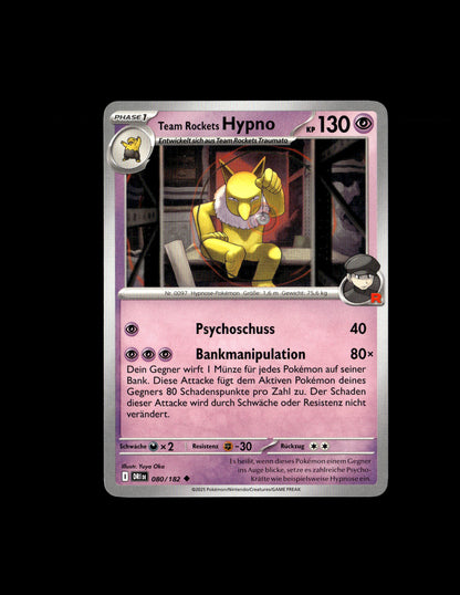 Team Rocket's Hypno - Destined Rivals #80 [Uncommon]