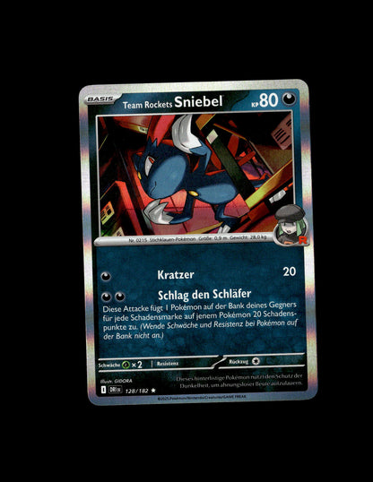 Team Rocket's Sneasel - Destined Rivals #128 [Rare]