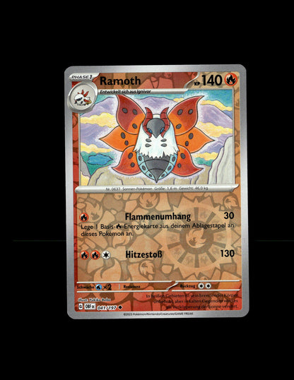 Volcarona - Obsidian Flames #41 [Uncommon]