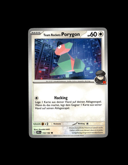 Team Rocket's Porygon - Destined Rivals #153 [Common]