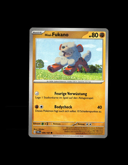Hisuian Growlithe - Twilight Masquerade #99 [Common]