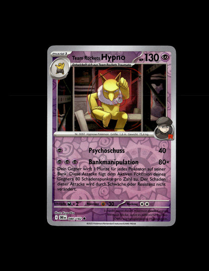 Team Rocket's Hypno - Destined Rivals #80 [Uncommon]