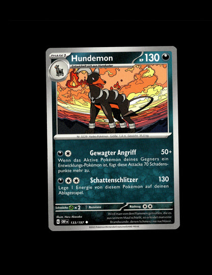 Hundemon - Obsidian Flammen #133 [Ungewöhnlich]