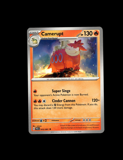 Camerupt - Paldean Fates #12 [Uncommon]
