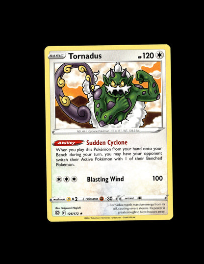 Tornadus [Blasting Wind] - Brilliant Stars #126 [Rare]